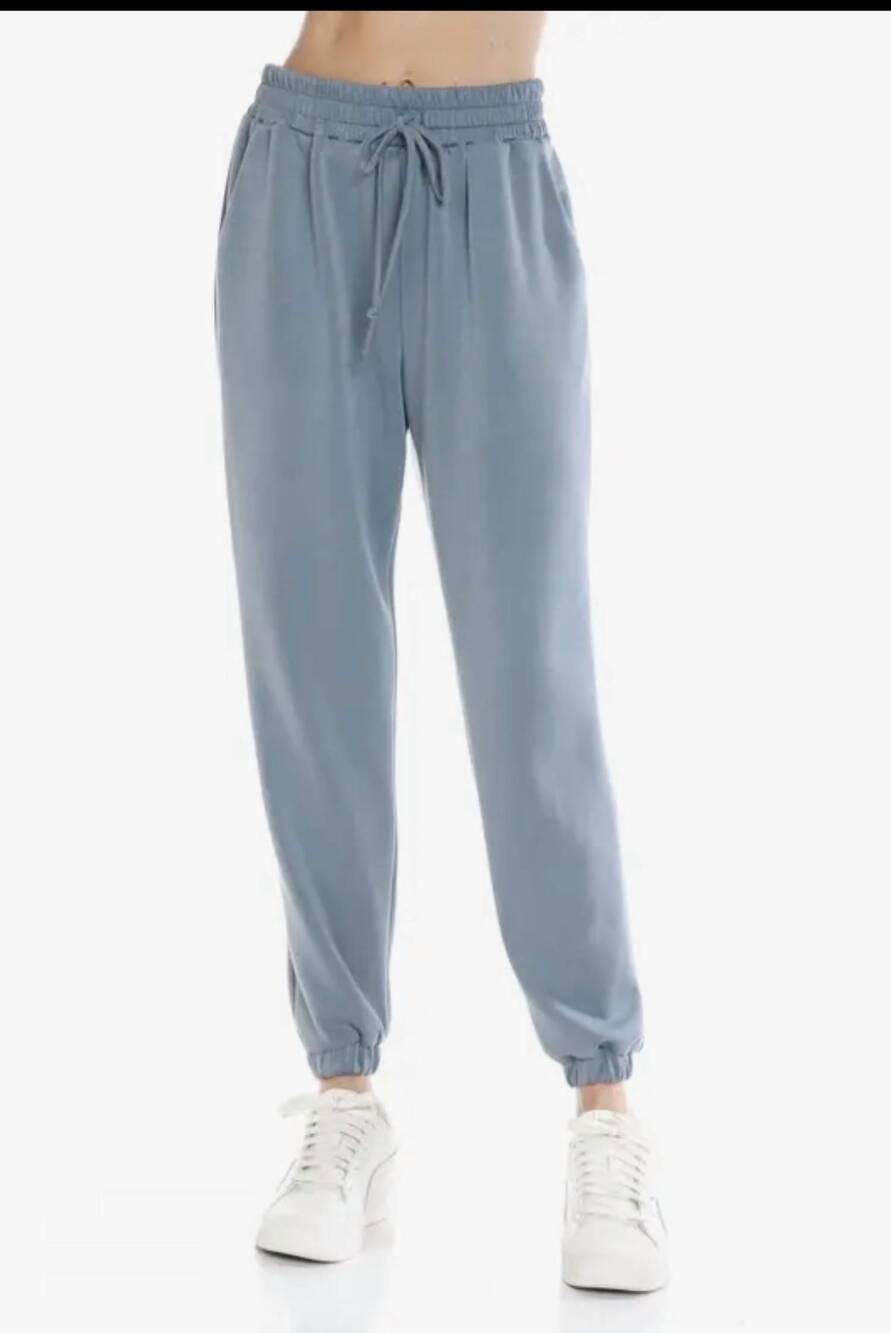 NEW ARIELLA scuba joggers in steel